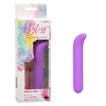 Фиолетовый мини-вибромассажер Liquid Silicone Mini G Vibe для стимуляции зоны G - 10,75 см. 340013 - фото 75402