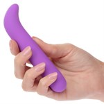 Фиолетовый мини-вибромассажер Liquid Silicone Mini G Vibe для стимуляции зоны G - 10,75 см. 340013 - фото 75404