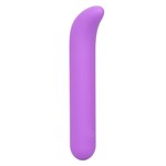 Фиолетовый мини-вибромассажер Liquid Silicone Mini G Vibe для стимуляции зоны G - 10,75 см. 340013 - фото 624080