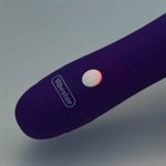 Фиолетовый классический вибратор с 12 режимами вибрации - 17 см. - фото 1424272