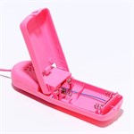 Розовые виброяйца с проводным пультом управления - фото 1424274