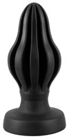 Черная анальная пробка Super Soft Butt Plug - 11,1 см. - фото 1419154