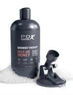 Мастурбатор-вагина цвета карамели Shower Therapy Milk Me Honey - фото 1421102