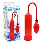 Красная вакуумная помпа для мужчин MAX VERSION - фото 1419834