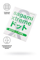 Презерватив Sagami Xtreme Type-E с точками - 1 шт. - фото 1421135