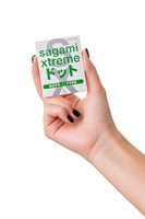 Презерватив Sagami Xtreme Type-E с точками - 1 шт. - фото 1421139