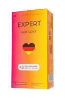 Презервативы EXPERT Hot Love с разогревающим эффектом - 12 шт.(+3 в подарок) 352230 - фото 63467