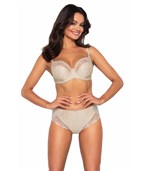 Бюстгальтер с мягкой чашкой, мелкими цветами и вышивкой 352664