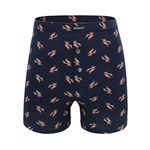 Хлопковые трусы-боксеры на пуговках с принтом в виде такс 354244