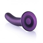Фиолетовый фаллоимитатор Smooth G-Spot - 17,7 см. - фото 1430487