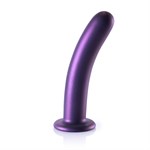 Фиолетовый фаллоимитатор Smooth G-Spot - 17,7 см. - фото 557951