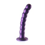 Фиолетовый фаллоимитатор Beaded G-Spot - 17 см. - фото 1430498