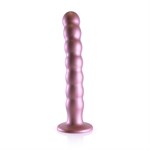 Розовый фаллоимитатор Beaded G-Spot - 21 см. - фото 1430507