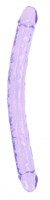 Двусторонний фиолетовый фаллоимитатор - 45 см. - фото 1430589
