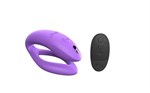 Фиолетовый вибратор для пар We-Vibe Sync O - фото 1423572
