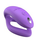 Фиолетовый вибратор для пар We-Vibe Sync O - фото 1423564