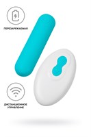 Голубая вибропуля Tnim с пультом ДУ 357057