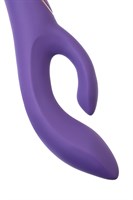 Фиолетовый вибратор-кролик Fingie с функцией Come-Hither - 21,6 см. - фото 1432167