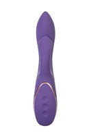 Фиолетовый вибратор-кролик Fingie с функцией Come-Hither - 21,6 см. - фото 1432158