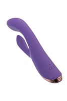 Фиолетовый вибратор-кролик Fingie с функцией Come-Hither - 21,6 см. - фото 1432161