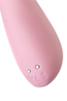 Розовый G-вибратор со стимулирующим шариком Mitzi - 21 см. - фото 1432180
