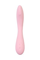 Розовый G-вибратор со стимулирующим шариком Mitzi - 21 см. - фото 1432171