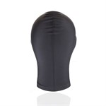 Черный текстильный шлем с прорезью для глаз - фото 1427900