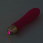 Розовый гладкий вибратор Massage Wand - 14 см. - фото 1425319