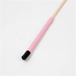 Деревянный стек с розовой ручкой - 60 см. - фото 1426008