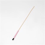 Деревянный стек с розовой ручкой - 60 см. - фото 1426007