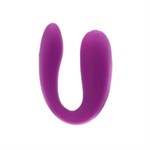 Фиолетовый стимулятор для пар с вибропулей - фото 1424026