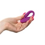 Фиолетовый стимулятор для пар с вибропулей - фото 1424029