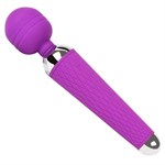 Фиолетовый wand-вибратор - 20 см. - фото 1424040