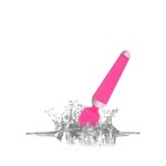 Розовый wand-вибратор - 20 см. - фото 1424046