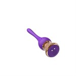 Фиолетовый вибромассажер Nipple Vibrator - 14,5 см. - фото 1435761