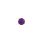 Фиолетовый вибромассажер Nipple Vibrator - 14,5 см. - фото 1435764