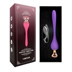 Фиолетовый вибромассажер Nipple Vibrator - 14,5 см. - фото 1435766