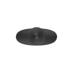 Черная анальная вибропробка Anal Vibrator с пультом ДУ - 13,5 см. - фото 1435777