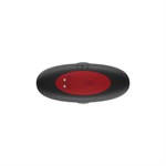 Черная анальная вибропробка Anal Vibrator с пультом ДУ - 13,5 см. - фото 1435778