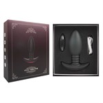 Черная анальная вибропробка Anal Vibrator с пультом ДУ - 13,5 см. 358197 - фото 30710