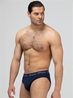 Мужские трусы-слипы с широкой фирменной резинкой 359781