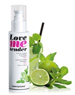 Съедобное согревающее массажное масло Love Me Tender Mojito с ароматом мохито - 100 мл. 360775 - фото 602900