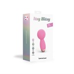 Розовый мини-wand вибратор Itsy Bitsy Mini Wand Vibrator - фото 1424873