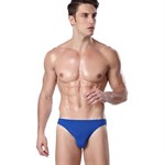 Мужские классические однотонные трусы-слипы 364389