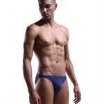 Мужские классические однотонные трусы-слипы 364389