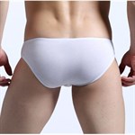 Мужские классические однотонные трусы-слипы 364389