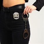 Эротический набор «Секс-полиция»: шапка, наручники, значок - фото 1425465