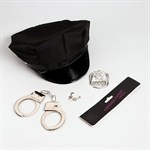 Эротический набор «Секс-полиция»: шапка, наручники, значок - фото 1425469