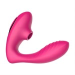 Розовый вибромассажер Clitoral Sucking Vibrator OG для стимуляции клитора и точки G 366440 - фото 777534