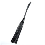 Черная плеть из эко-кожи с витой ручкой - 55 см. - фото 1426893